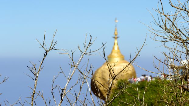 Kyaikhtiyo pagoda, Myanmar.