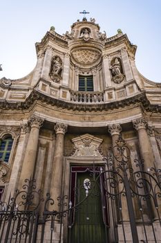 Basilica della Collegiata on via Entnea, Catania, Sicily, Italy