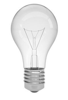 Lightbulb. Isolated render on a white background