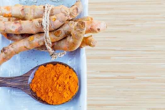  Natural Spa Ingredients . - Turmeric and honey  for skin care.
