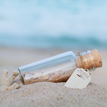 Wedding invitation or Wedding gift , venue on the beach .