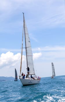 SAMUI REGATTA 2015, THAILAND - MAY 30 : Event at Chaweng beach ,Koh Samui island ,Thailand May 30, 2015