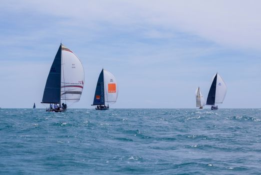 SAMUI REGATTA 2015, THAILAND - MAY 25 : Event at Chaweng beach ,Koh Samui island ,Thailand May 25, 2015