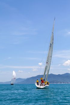 SAMUI REGATTA 2015, THAILAND - MAY 30 : Event at Chaweng beach ,Koh Samui island ,Thailand May 30, 2015