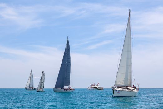 SAMUI REGATTA 2015, THAILAND - MAY 30 : Event at Chaweng beach ,Koh Samui island ,Thailand May 30, 2015