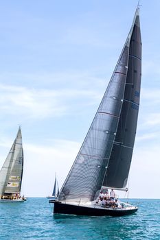 SAMUI REGATTA 2015, THAILAND - MAY 30 : Event at Chaweng beach ,Koh Samui island ,Thailand May 30, 2015