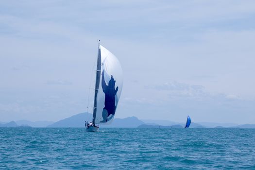 SAMUI REGATTA 2015, THAILAND - MAY 25 : Event at Chaweng beach ,Koh Samui island ,Thailand May 25, 2015