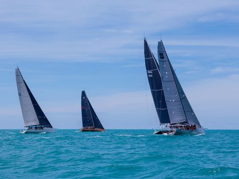 SAMUI REGATTA 2015, THAILAND - MAY 25 : Event at Chaweng beach ,Koh Samui island ,Thailand May 25, 2015