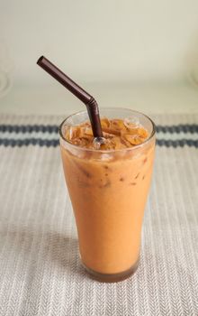 Ice milk tea, famous drink, Sweet drink