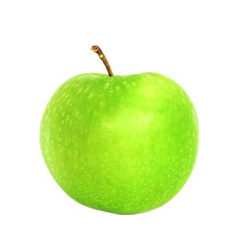 Green apple, Isolated on a white background