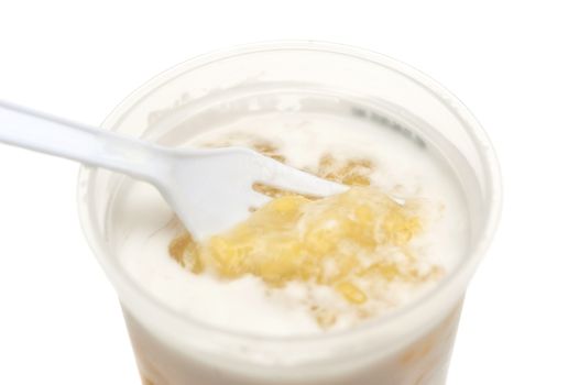 Dessert Wite Coconut Milk, Traditional Dessert Of Health