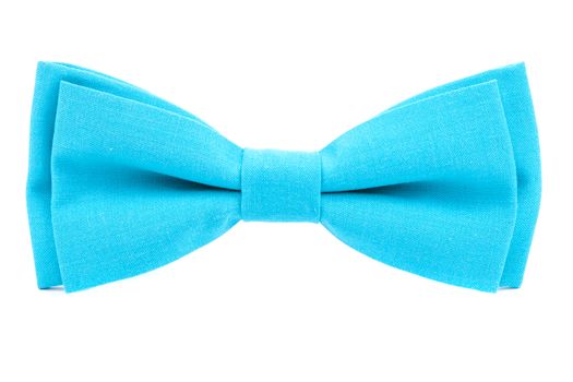 color bow tie isolated on white background