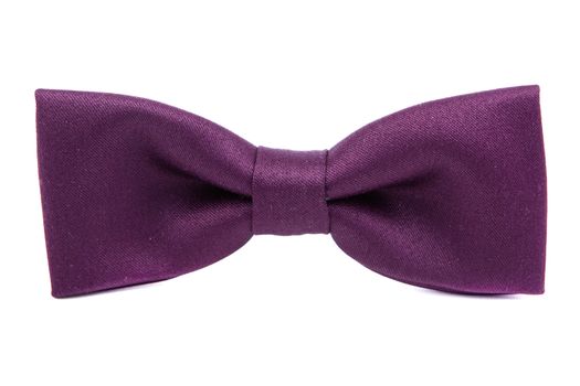 color bow tie isolated on white background