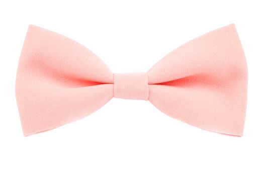 color bow tie isolated on white background