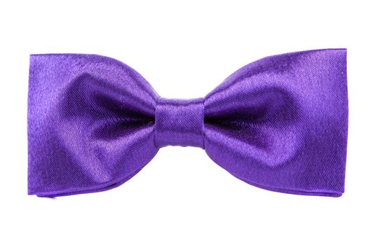 color bow tie isolated on white background