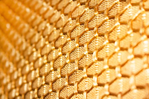 Golden net and texture background