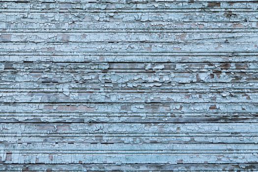 background old painted wooden planks with cracked paint