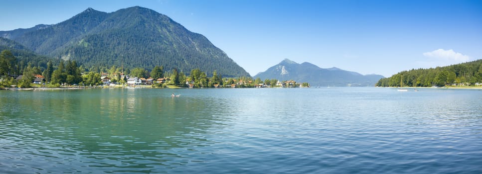 An image of the very beautiful Walchensee at Bavaria Germany