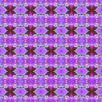 Purple orchids, a bouquet of flowers are in full bloom seamless use as pattern and wallpaper.