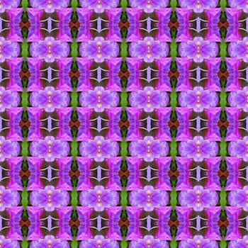 Purple orchids, a bouquet of flowers are in full bloom seamless use as pattern and wallpaper.