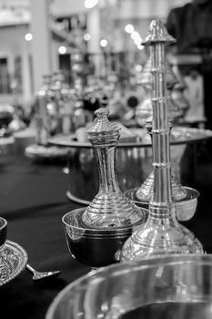 silverware black and white