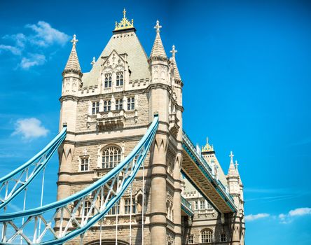 The Tower Bridge, London.