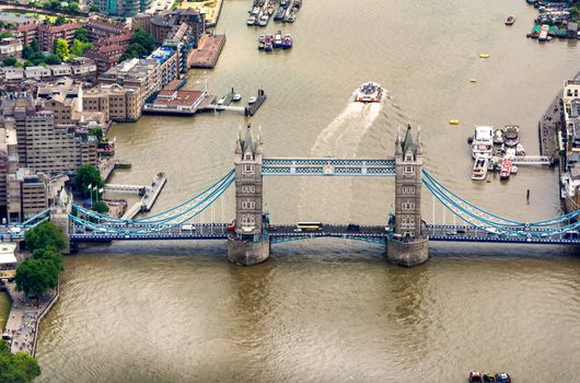 The Tower Bridge in London.