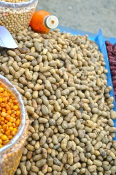 Close up of Dry fruits and Peanuts