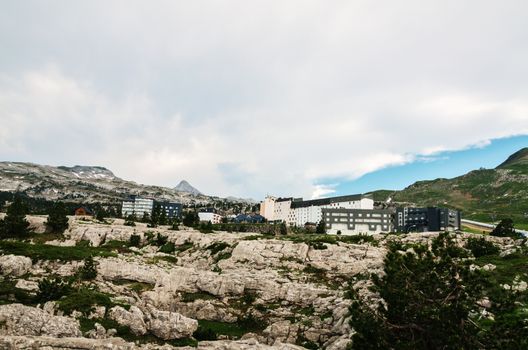 Col de la Pierre Saint-Martin (elevation ) is a mountain pass on the France-Spain border in the western Pyrenees in the department of Pyrénées-Atlantiques (France) and Navarra (Spain)