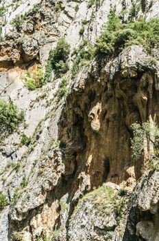 Amazing natural view at the Pyrenees mountains in Spain