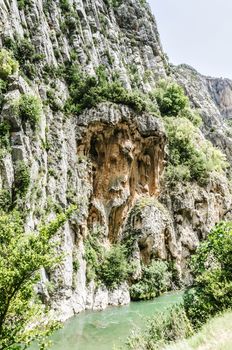 Amazing natural view at the Pyrenees mountains in Spain