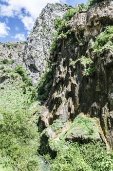 Amazing natural view at the Pyrenees mountains in Spain