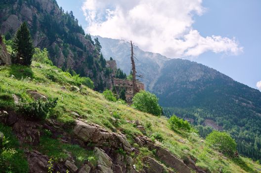 A picture at the Pyrenees mountians in Spain