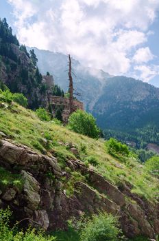 A picture at the Pyrenees mountians in Spain