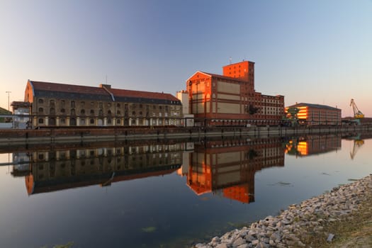 Factory at Rheinhafen, Karlsruhe, Germany