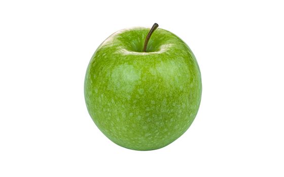Green Granny Smith Apple isolated on white background