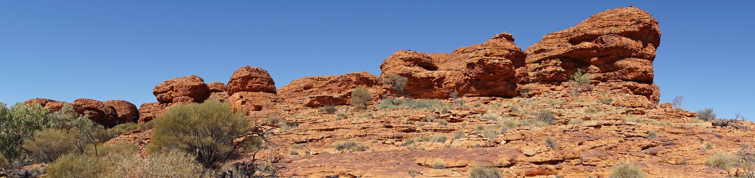 Landscape of the Kings Canyon, Outback of Australia