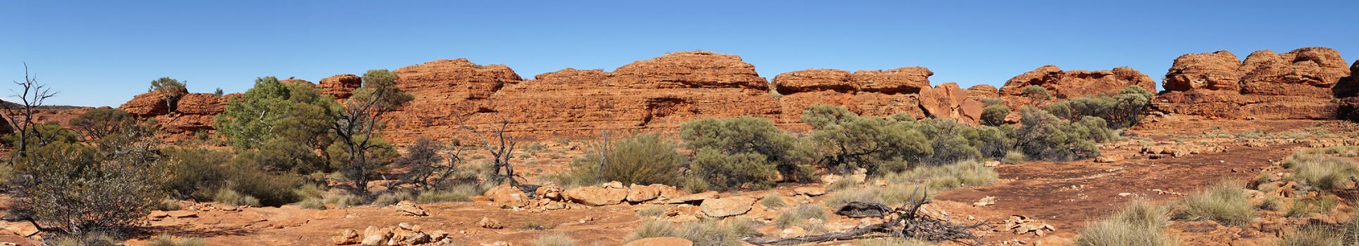 Landscape of the Kings Canyon, Outback of Australia