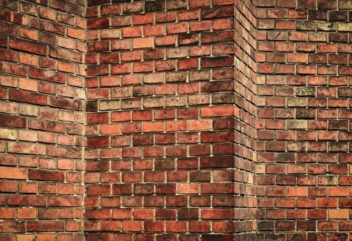 background or texture abstract red brick wall