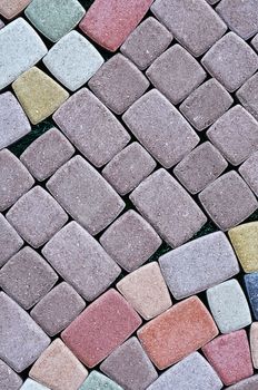 Paving slabs close up as a background