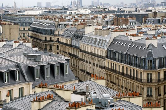 Traditional buildings in Paris, France