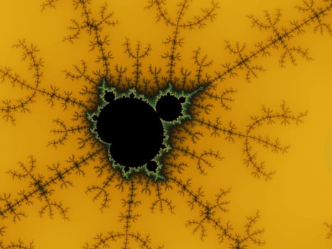 Digital computer graphic - rendering. Abstraction background with a fractal Mandelbrot for design.
