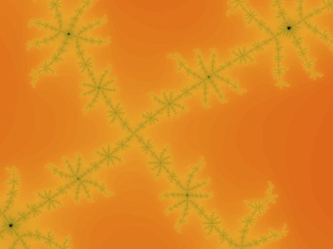 Digital computer graphic - rendering. Abstraction background with a fractal pattern in a bright colors for design.