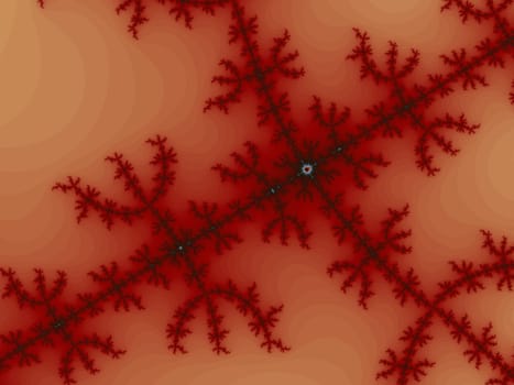 Digital computer graphic - rendering. Abstraction background with a fractal pattern in a dark colors for design.