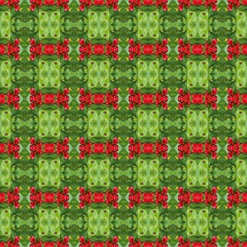 Small flowers with a bouquet of red flowers, have both buds and flower in full bloom seamless use as pattern and wallpaper.