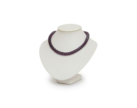 Necklace isolated on the white