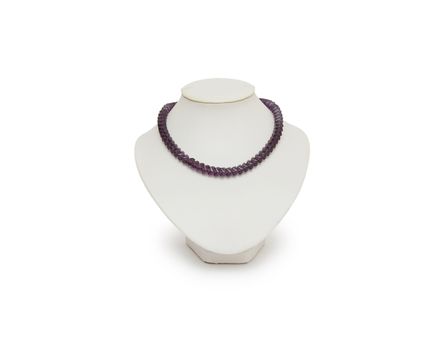 Necklace isolated on the white