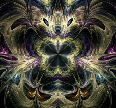 Computer generated fractal artwork for design, art and entertainment