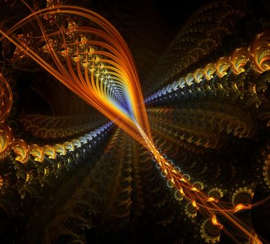 Computer generated fractal artwork for design, art and entertainment