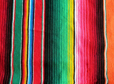 striped poncho Mexico serape background